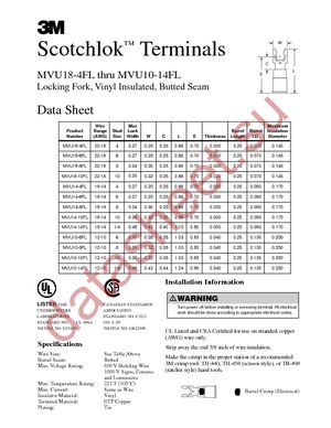 MVU18-4FB/SK datasheet  